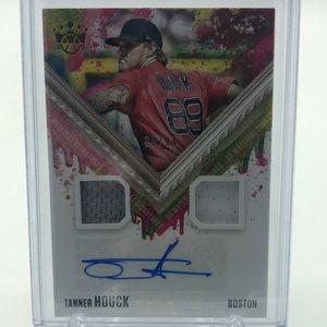 Tanner Houck Dual Game-Worn Patch Sticker Auto